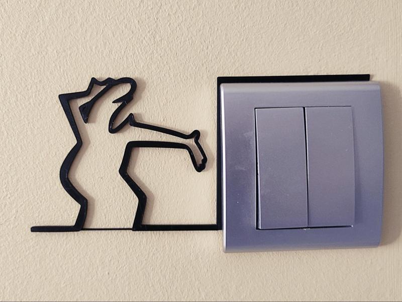 Funny Light Switch Gadget – La Linea Balum 80