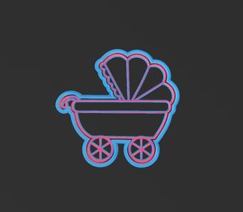Cookie cutter Baby stroller