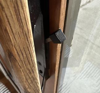 Sliding glass door lock knob