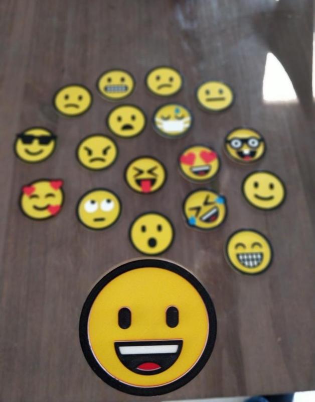 Multi color emojis