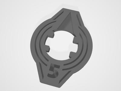Small Base ID Markers w/ID Numbers for X-Wing
