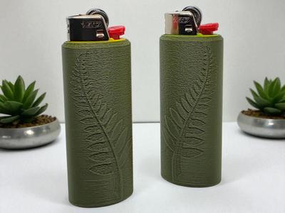 Leaf Pattern Bic Sleeve