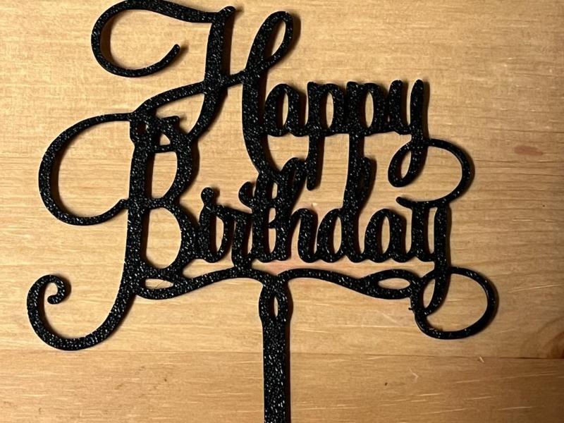 happy birthday cake topperother