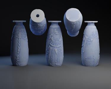 Greek Oil Alabaster Jar