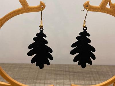 Earrings Leaf #02