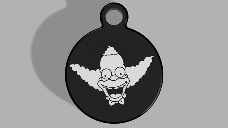 The Simpsons - Krusty Keyring