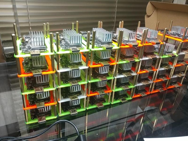 H96 Pro S912 TV Dongle Super Computer Crypto Mining Rack