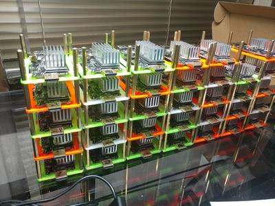 H96 Pro S912 TV Dongle Super Computer Crypto Mining Rack