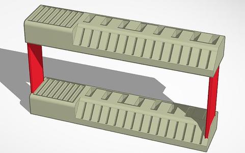 Double Story USB Stick, Micro SD, SD Card Rack/Holder