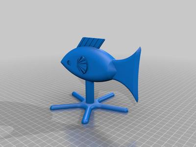 Fish on Stand