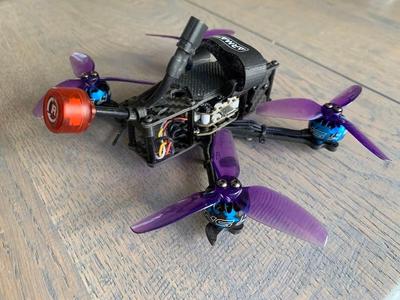 Rush Cherry antenna mount for Cockroach 3" quadcopter frame