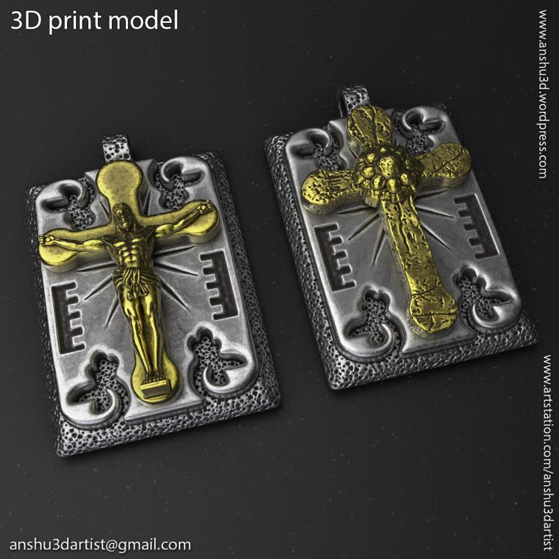 Jesus cross vol2 Pendant Jewelry