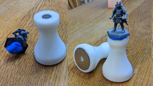 Painting Miniature/Model Parts Holder (updated, 2 versions)