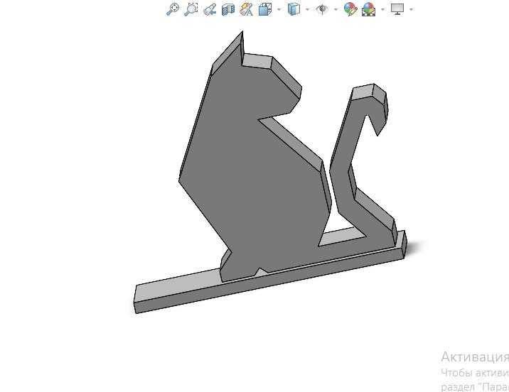 Decorative stand "Cat"