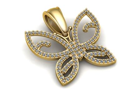 ButterflyPendant  3D printable model