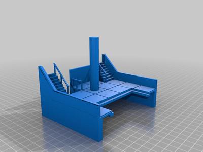 DND Prop Ship - Split Main Deck w/o rails