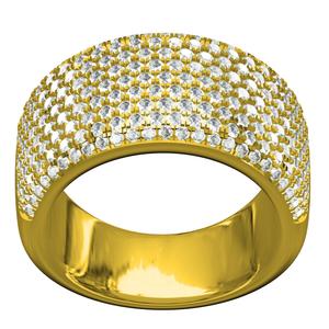 Pave Set Round Diamond Ring