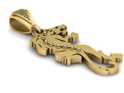 DARAGIUNE GOLD PENDANT   3d printable model