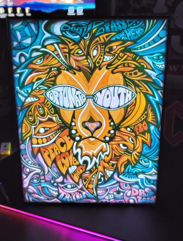 Fortunate Youth Color-litho Lightbox