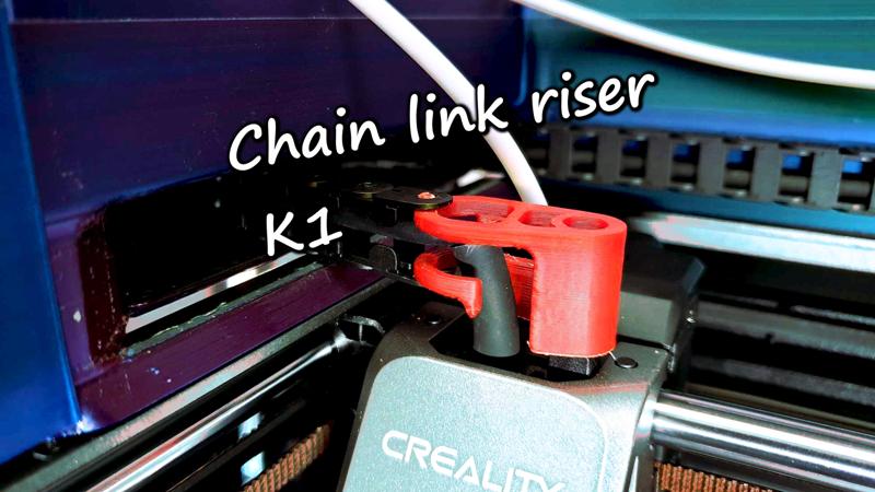 Chain link for the creality K1 SPEEDBUMP