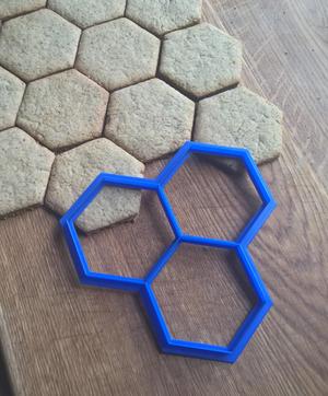 Hexagon Cookie Cutter (3 hexagons)