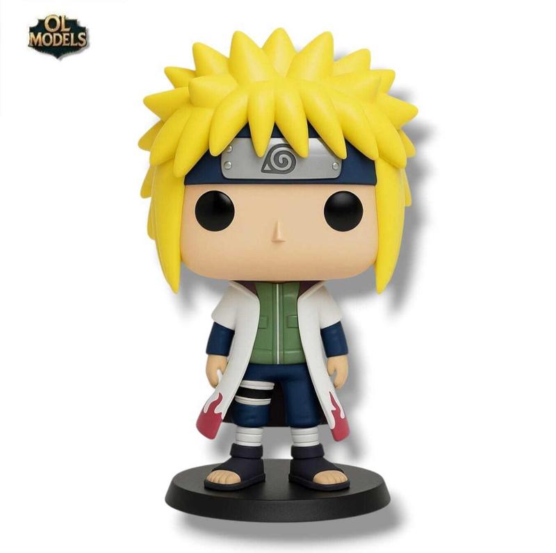Minato Namikaze Chibi Figure Naruto 3D Model