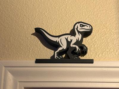 Velociraptor Door Topper