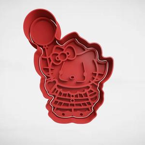Hello kitty pennywise halloween