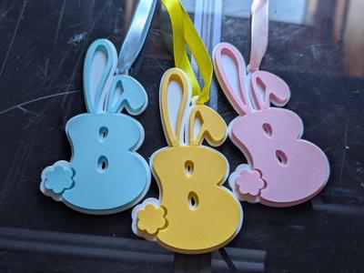 Bunny letter B