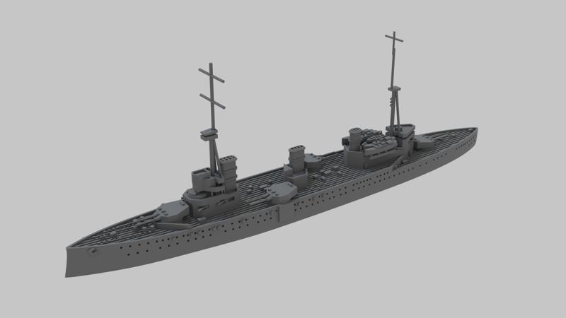 WW1 Royal Navy Indefatigable class battlecruiser
