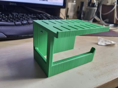 Toilet paper & phone holder v2