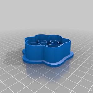 COOKIE CUTTER _ DOG FOOTPRINT
