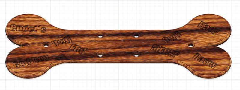 Knopf Knochen Furry 2 Versionen