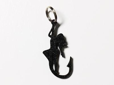 Fish hook with woman