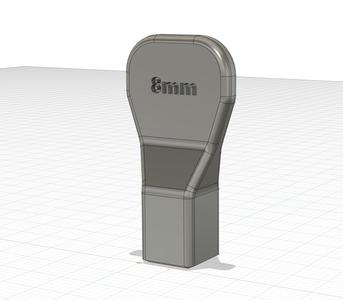8mm utility room square key