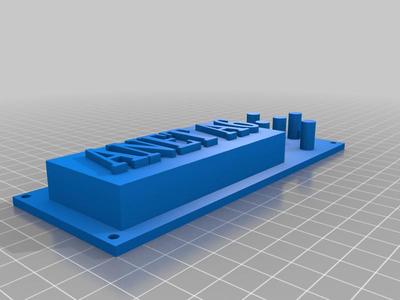 Anet A6 Filler plate