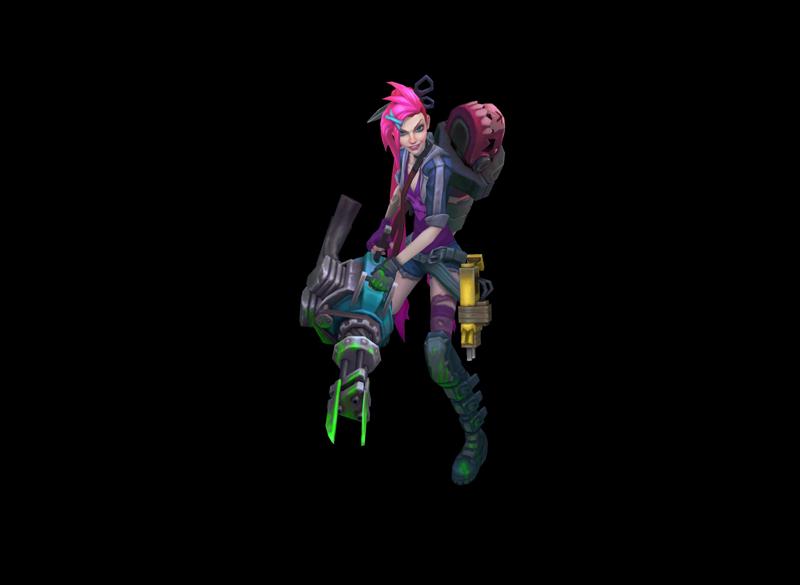 Zombie Slayer Jinx League of Legends 3D print model