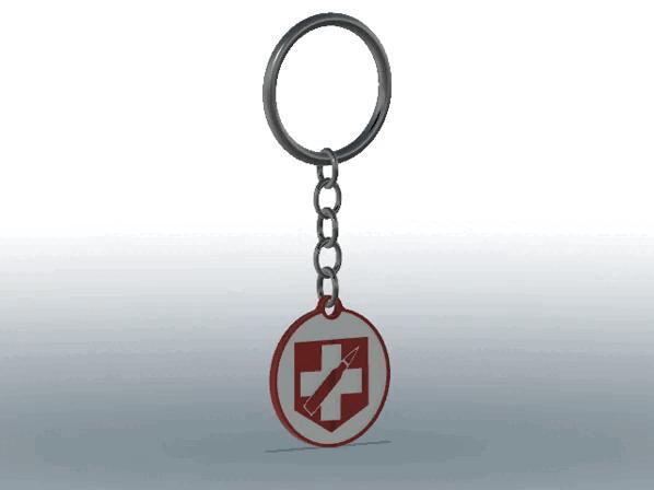Juggernog Perk Machine keychain