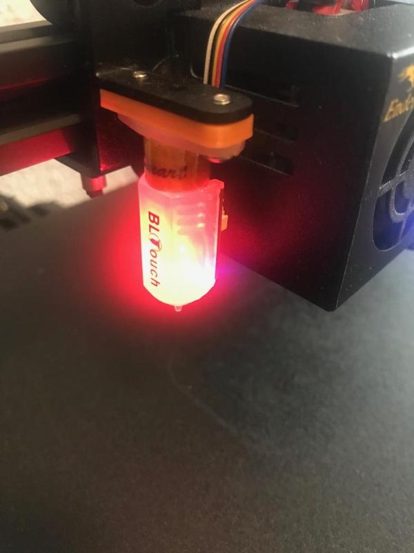 BLTouch adjuster for Ender 3 with MicroSwiss hotend