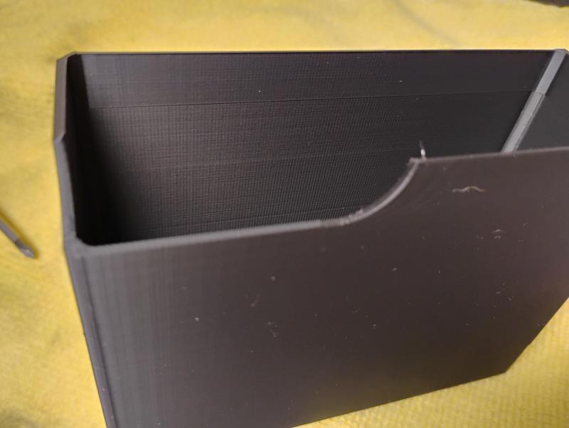 Drawer with screw clearance
