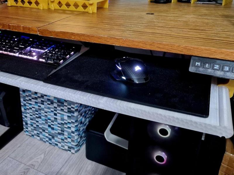 Modular Under Desk Shelf