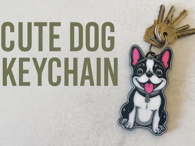 French bulldog keychain