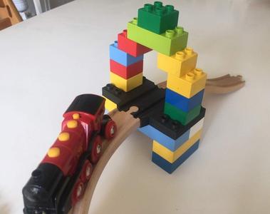 Brio to duplo plate adapter