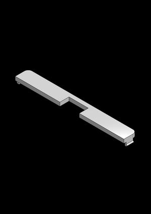 IKEA Besta TV cabinet lid with cable duct hole