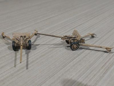 Zis-2 Anti-tank gun easy print
