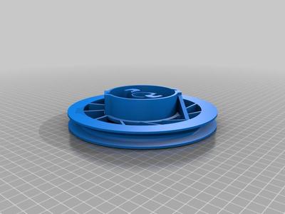 Dek 14HP Pull Start Rope Flywheel