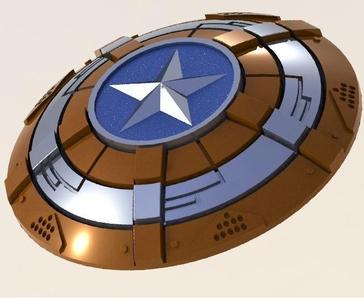 captain america shield stl