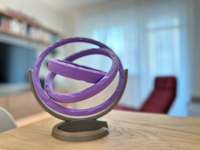 Spinning Rings Sculpture