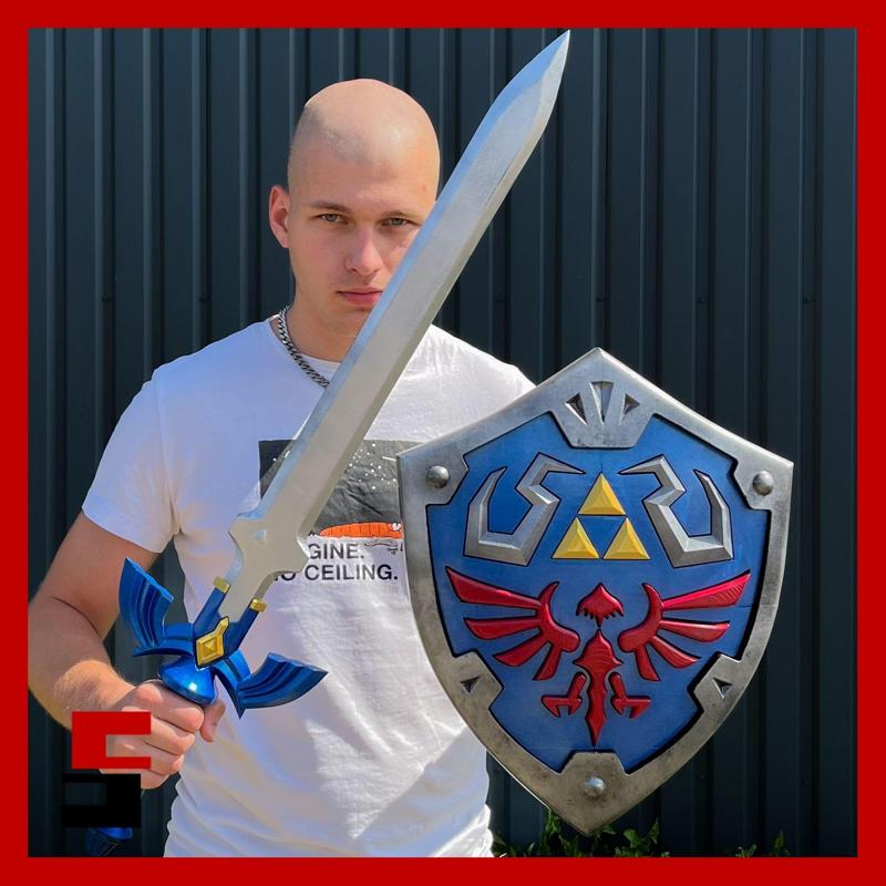 Master Sword And Shield The Legend of Zelda Prop Replica Cosplay