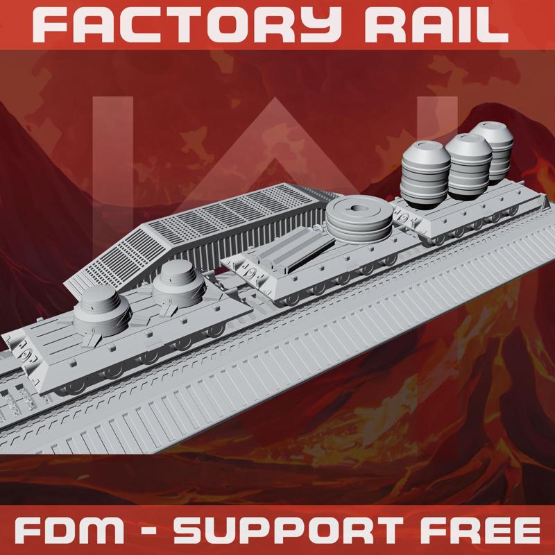 Factory Rail System or Assembly Line Terrain